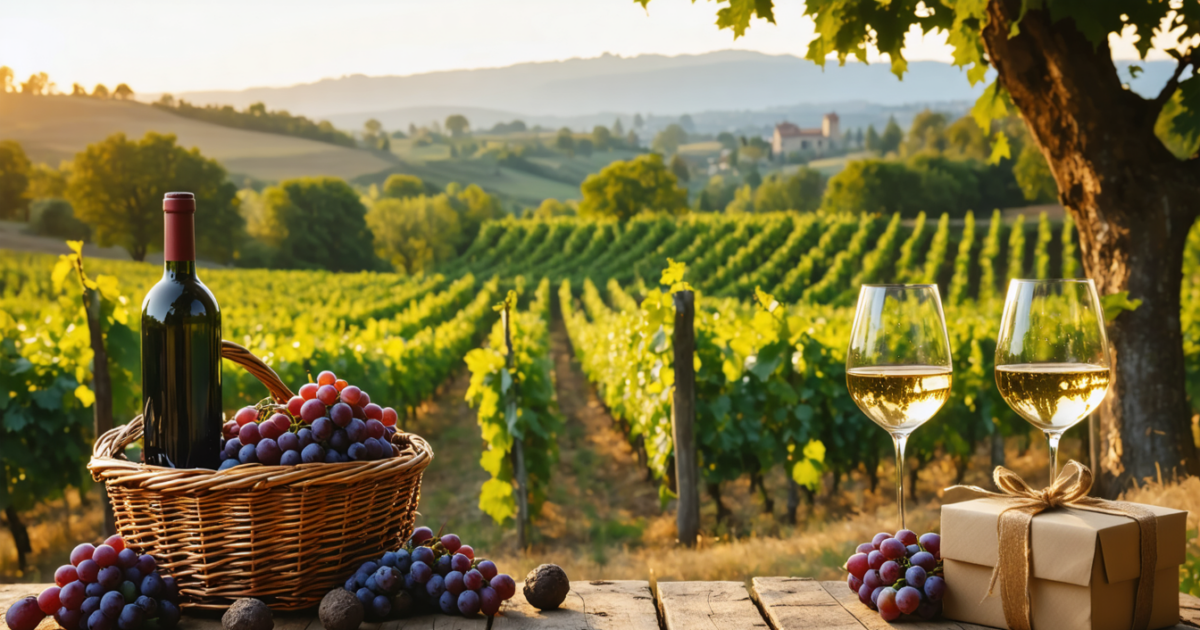 découvrez un week-end gourmand entre vignobles pittoresques et truffières parfumées. offrez ou profitez d'une escapade unique avec notre coffret cadeau, alliant plaisir des papilles et découverte œnologique.