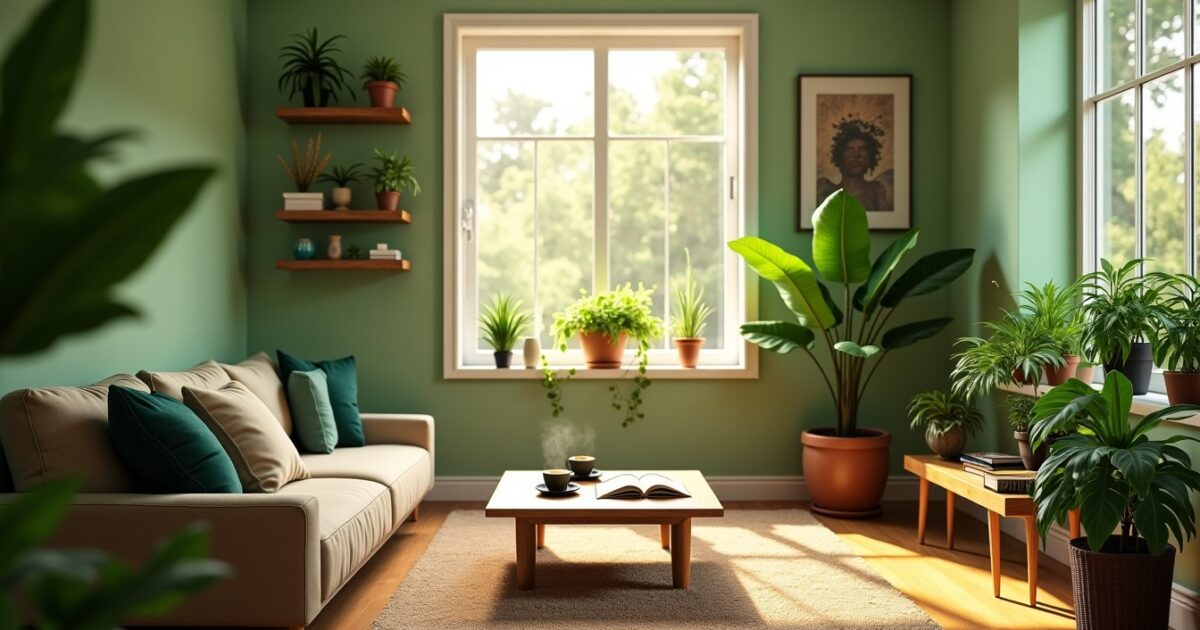 Couleur verte : les secrets d'une teinte qui apaise et harmonise nos espaces de vie