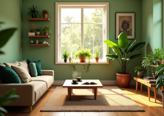 Couleur verte : les secrets d'une teinte qui apaise et harmonise nos espaces de vie
