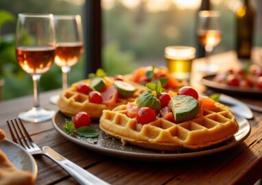 Gaufres salées : recettes gourmandes pour un apéritif original et plein de saveurs