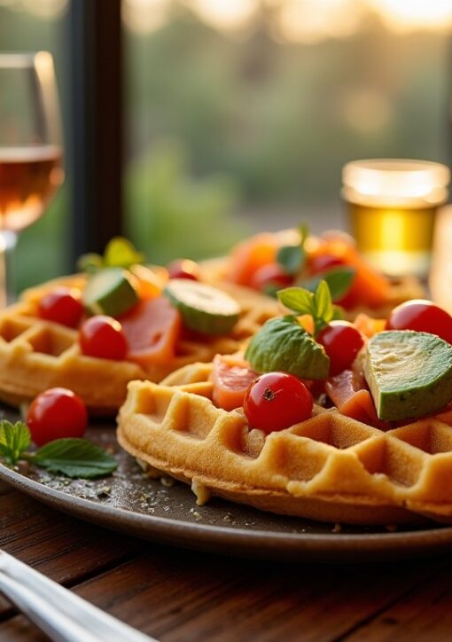 Gaufres salées : recettes gourmandes pour un apéritif original et plein de saveurs