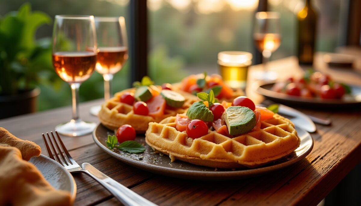 Gaufres salées : recettes gourmandes pour un apéritif original et plein de saveurs