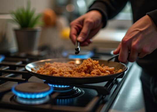 Cuisson au gaz : quel est le prix moyen d'une heure d'utilisation ?