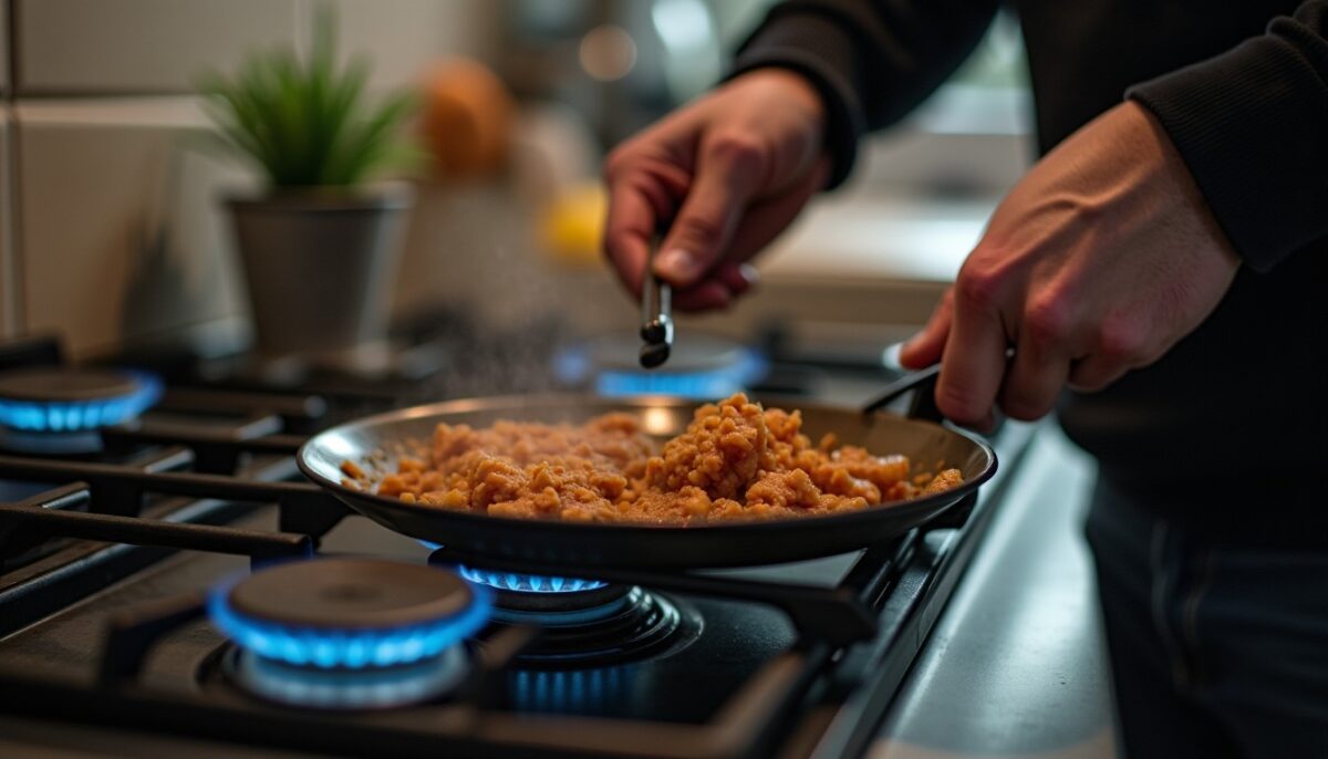 Cuisson au gaz : quel est le prix moyen d'une heure d'utilisation ?