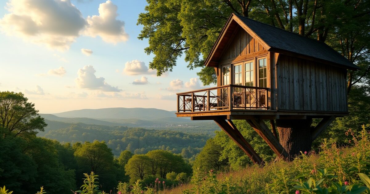Explorez les cabanes perchées incontournables du Pays de la Loire