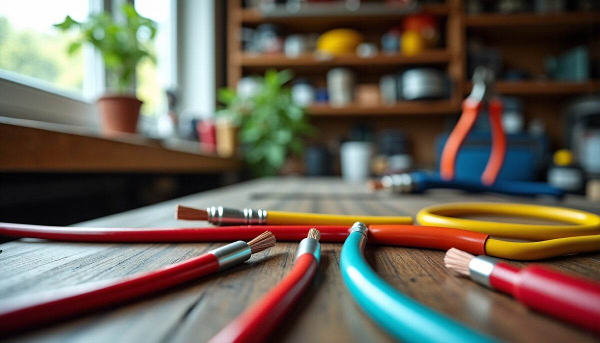 Codes couleur des fils électriques : guide essentiel pour vos installations domestiques