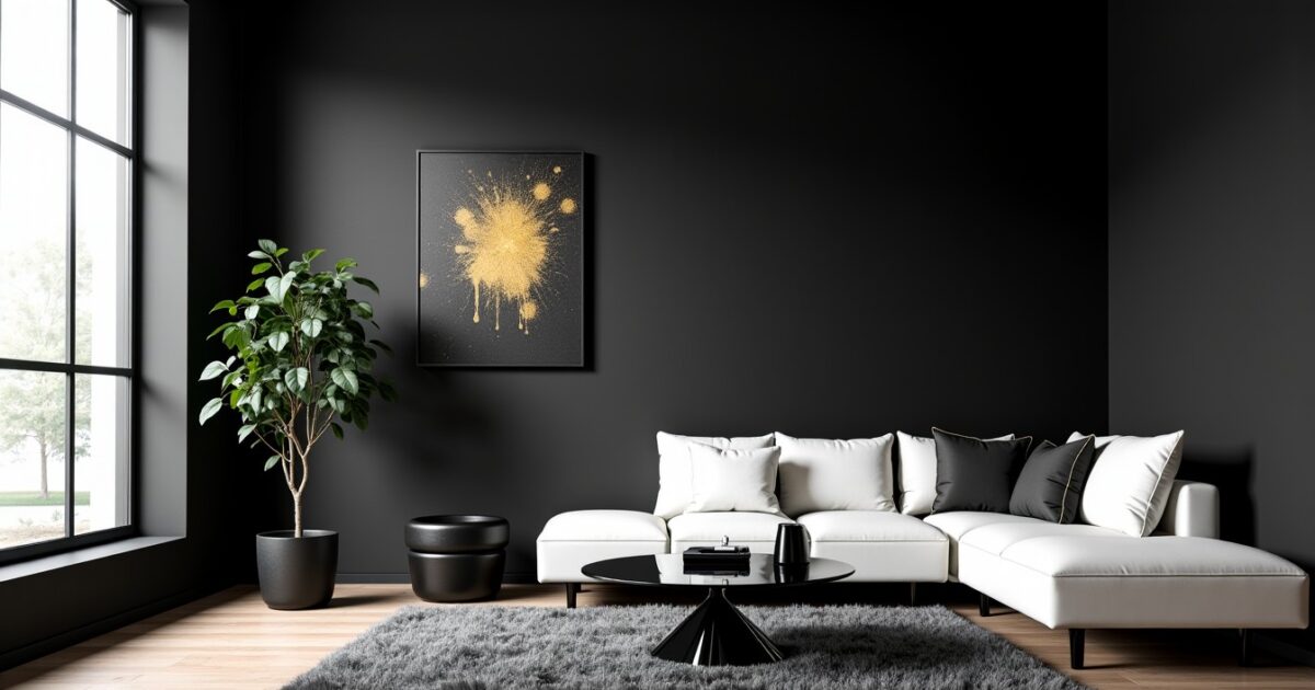 La couleur noire en décoration : pourquoi ce ton intense séduit-il autant ?