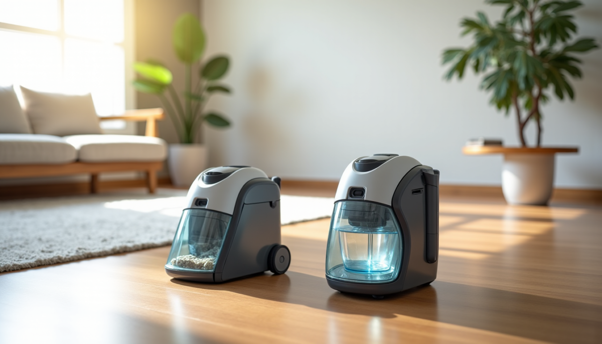 Aspirateur sans sac classique vs filtration à l'eau : lequel retient mieux les allergènes