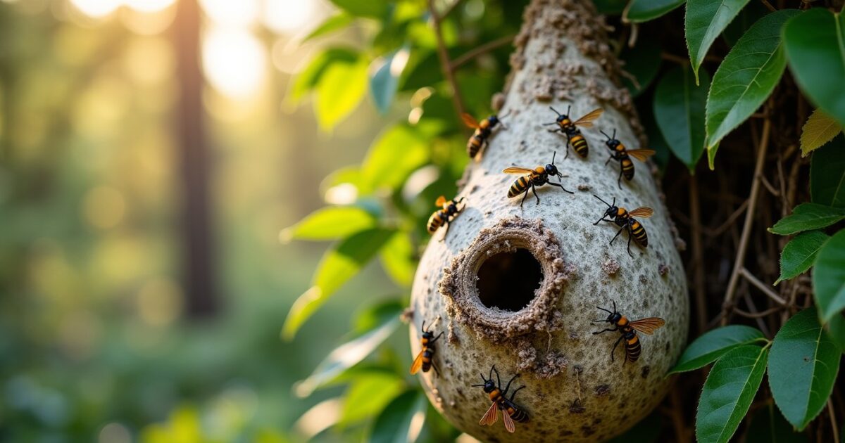 Nid de frelons asiatiques : comprendre la menace et adopter les bons réflexes pour réagir