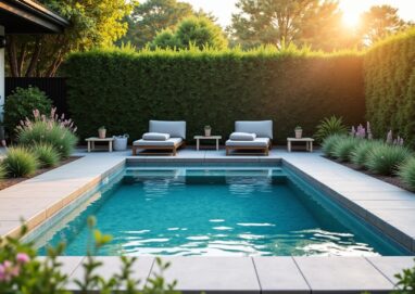 Piscine compacte de moins de 10 m² : une touche d'élégance pour sublimer votre jardin au charme unique