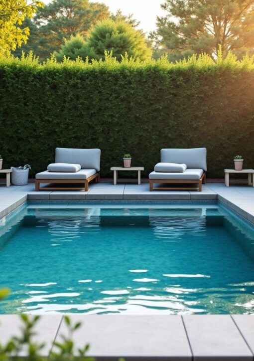 Piscine compacte de moins de 10 m² : une touche d'élégance pour sublimer votre jardin au charme unique