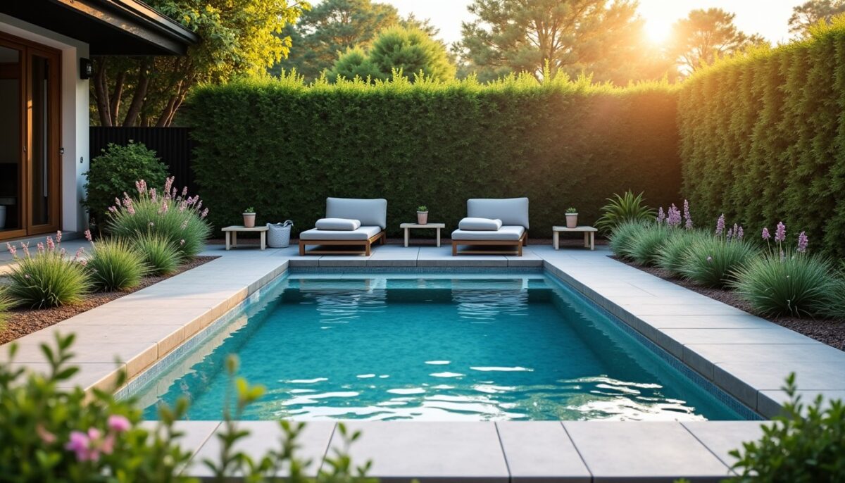 Piscine compacte de moins de 10 m² : une touche d'élégance pour sublimer votre jardin au charme unique